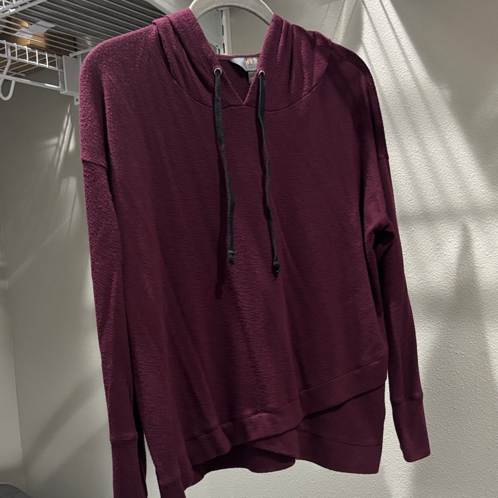 Mi Deep Burgundy Hoodie